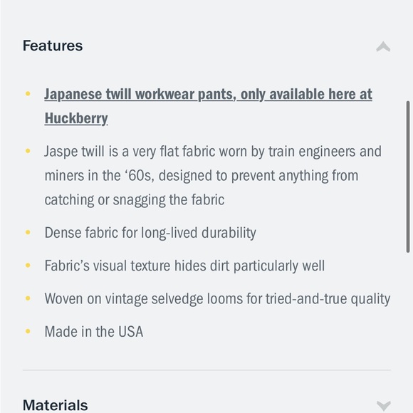 Wythe NY Japanese Jaspe Selvege Five Pocket - Huckberry Exclusive - Picture 5 of 9